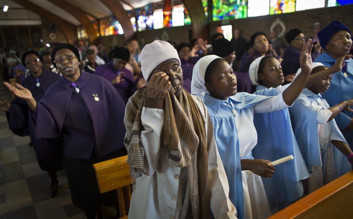 Gan 60 lanh dao the gioi du dam tang Mandela hinh anh