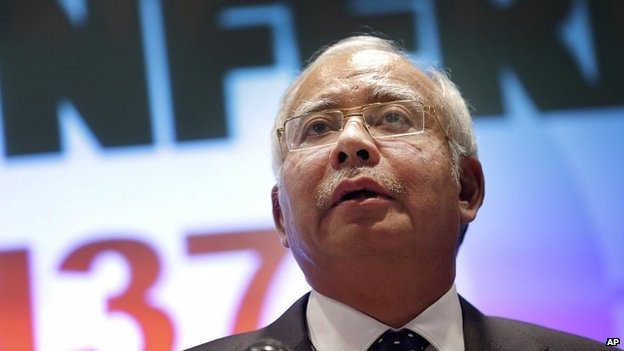 Thu tuong Malaysia toi can cu dieu phoi tim kiem MH370 hinh anh