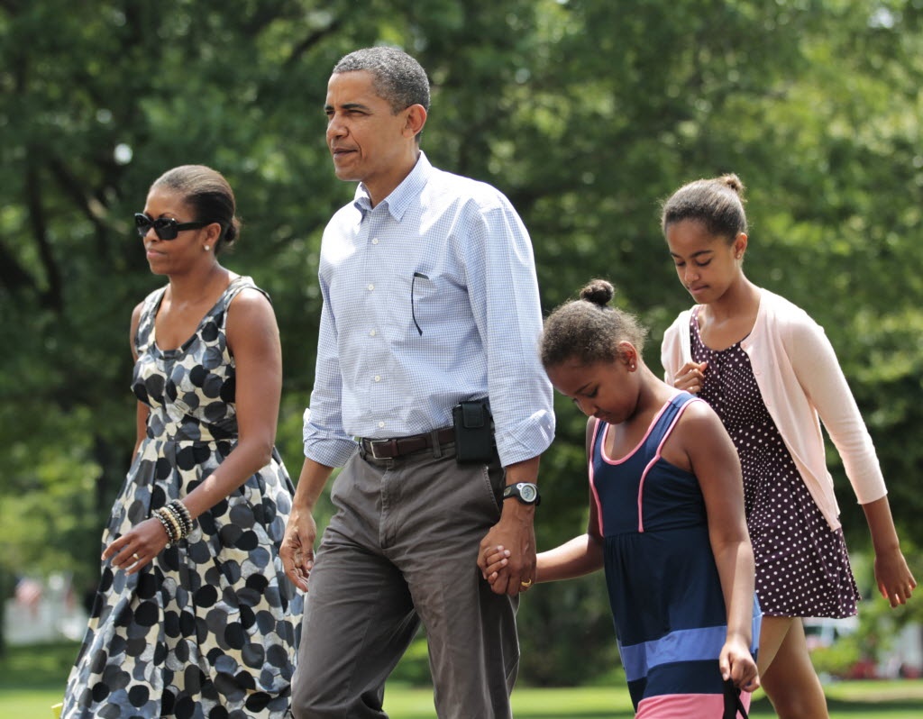 Obama thuong doa hat khi con khong nghe loi hinh anh