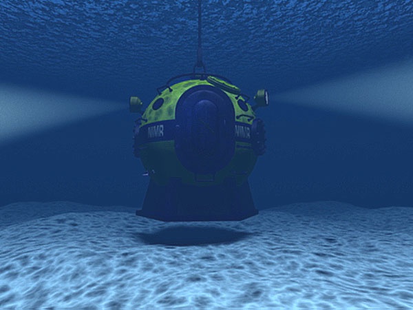 Hình ảnh của một chiếc chuông lặn - thiết bị tìm kiếm dưới nước. Ảnh: artist-3d.com.