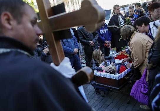 Ukraina san sang dam phan neu Nga ung ho bau cu tong thong hinh anh