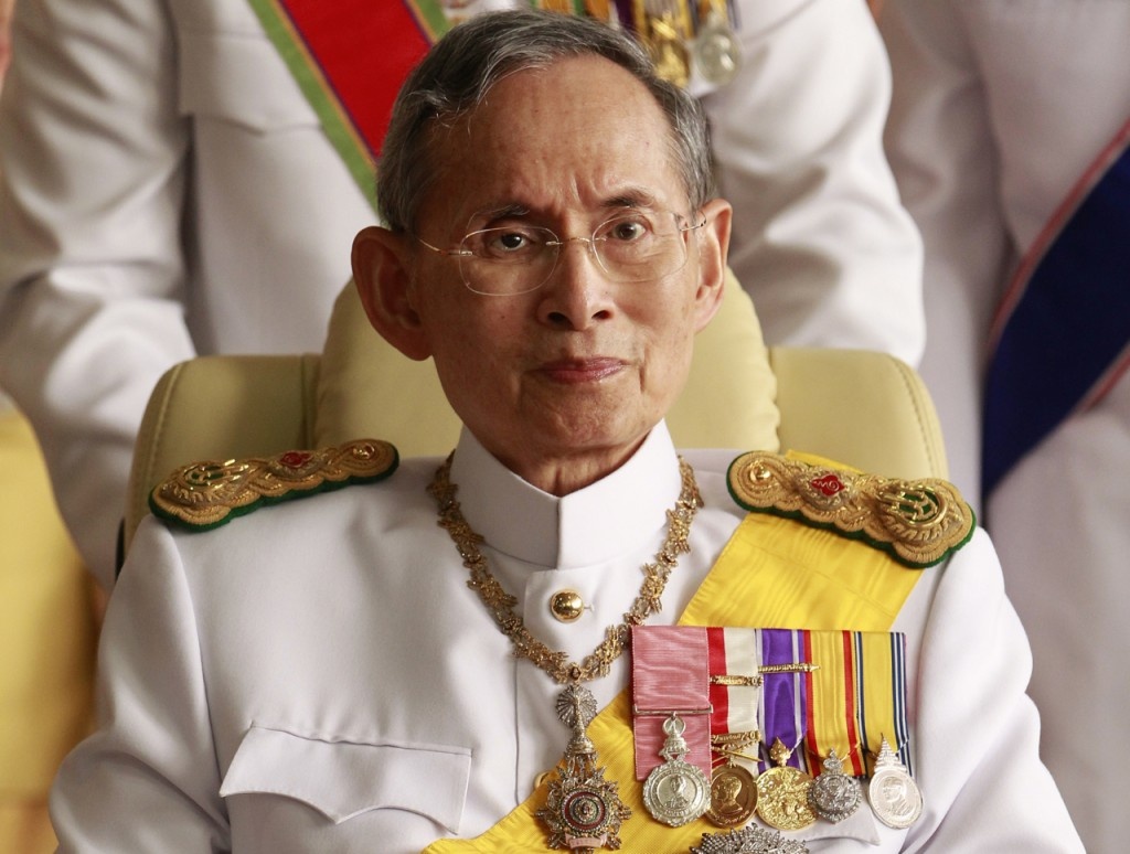 Nhà vua Thái Lan Bhumibol Adulyadej. Ảnh: firstworldfacts.com.