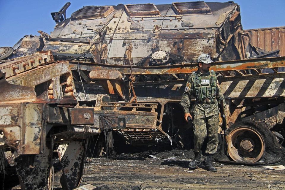 Phi co NATO giet nham linh My hinh anh