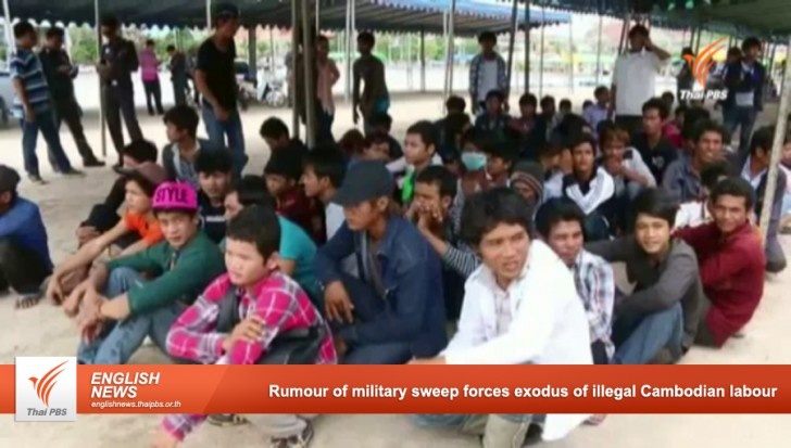 Cong nhan Campuchia roi Thai Lan do lo so dan ap hinh anh