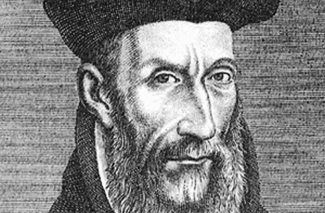 Một tranh chân dung Nostradamus. 