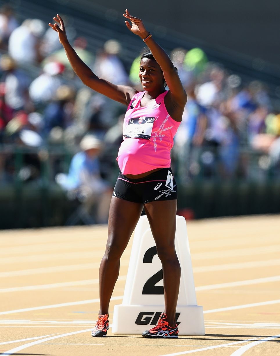 Cô vận động viên đặc biệt nhận được sự cổ vũ cuồng nhiệt của cổ động viên. Ảnh