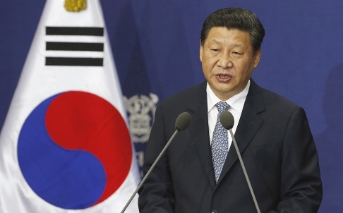 Chu tich Trung Quoc 'vuot ve' Han bang cach ke toi Nhat hinh anh