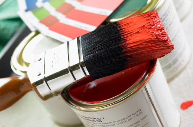 Chổi quét sơn bằng lông lợn. Ảnh: blogspot.com