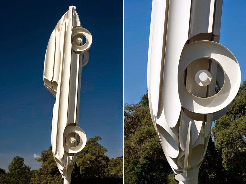 Nghệ sĩ tài hoa Judan cùng các cộng sự đã dành 10 ngày để hoàn thiện tác phẩm bằng thép cao 28 m và nặng khoảng 150 tấn. 