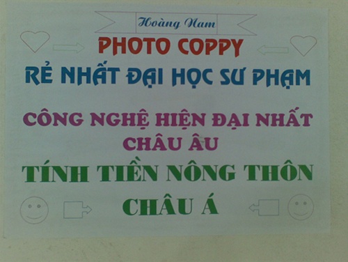 Biển quảng cáo độc đáo