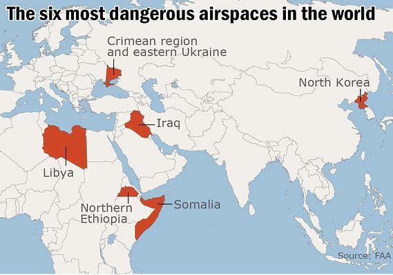 Nhieu chuyen bay khong the tranh cac vung chien su hinh anh