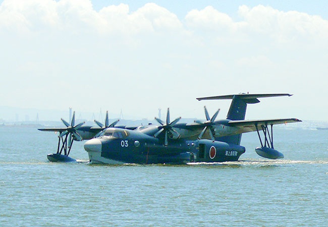 Thủy phi cơ US-2 của Nhật Bản hiện là máy bay đổ bộ lớn nhất thế giới. Ảnh: India Today