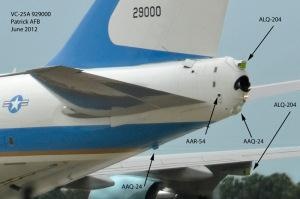 Những thiết bị phòng thủ tên lửa mới của chuyên cơ Air Force One.