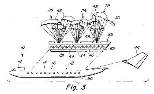 Hệ thống dù ngoài đảm bảo an toàn cho hành khách trên máy bay. 