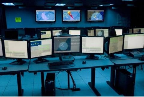Trung tâm chỉ huy - điều khiển trên tàu.