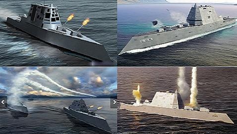 Khu trục hạm tàng hình lớp Zumwalt được coi là tàu khu trục số 1 thế giới.