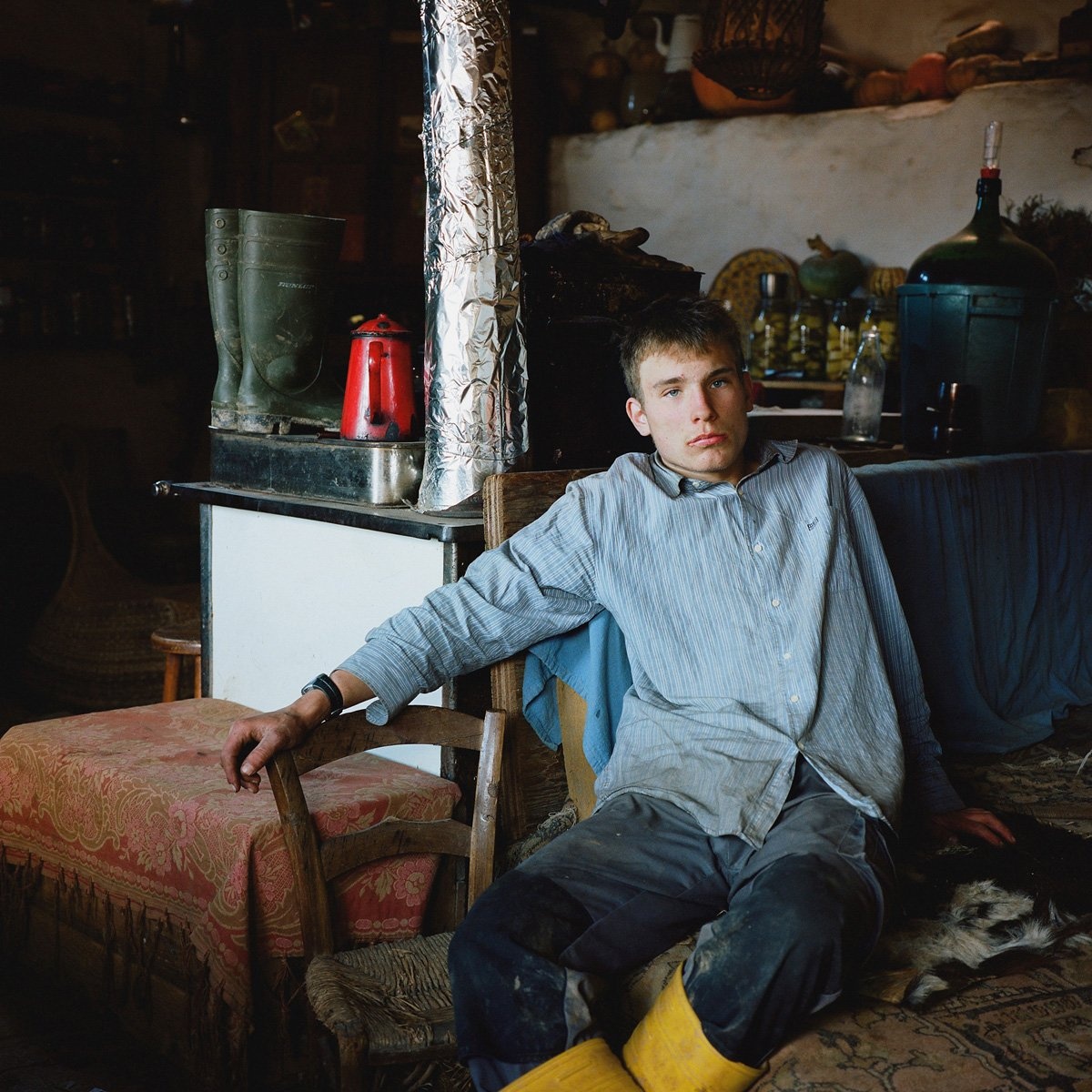 Người đàn ông này cho biết ông sống trong ngôi nhà cách đây 2 năm.