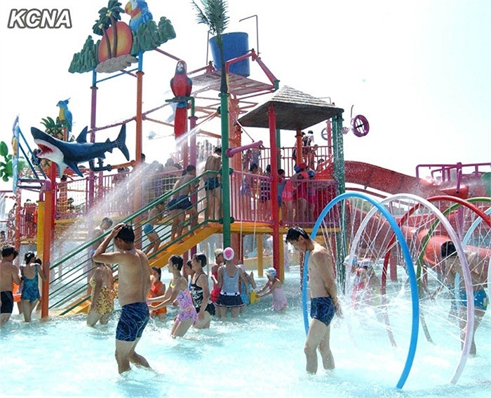 Đây là một trong những công viên nước hiện đại nhất Triều Tiên.