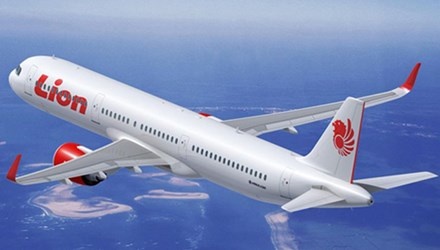 Một chiếc máy bay của hãng Hàng không Lion Air.