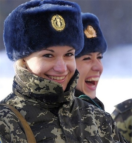 Họ đều là những binh sĩ xinh đẹp.