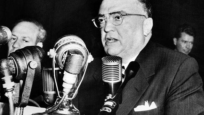 John Edgar Hoover. Ảnh: AFP