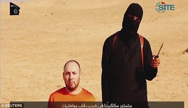 Phiến quân có thể đã ép nhà báo Steve Sotloff chỉ trích Washington trước khi xử tử anh. Ảnh: Reuters