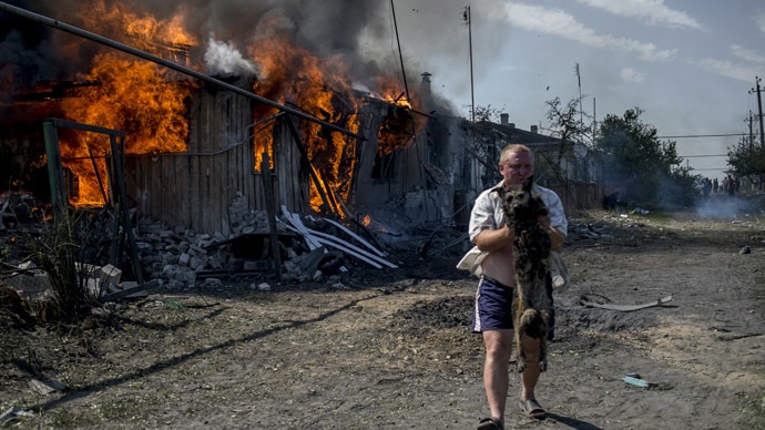 Ukraine rung chuyen vi phao kich bat chap lenh ngung ban hinh anh