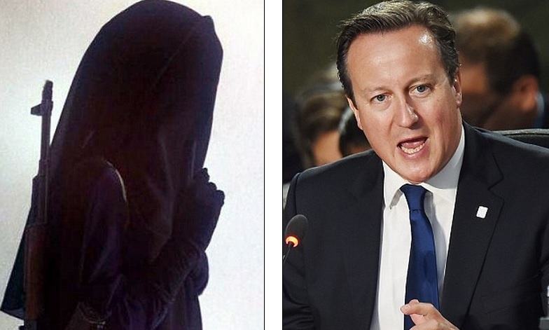 Nu chien binh Hoi giao 18 tuoi doa am sat Thu tuong Anh hinh anh