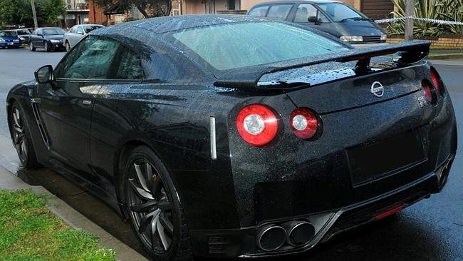 Chiếc xe Nissan Skyline màu đen mà Hoang đã lái khi đi gặp những kẻ sát hại mình. Ảnh: Daily Telegraph