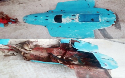 May bay khong nguoi lai Trieu Tien lac sang Han Quoc hinh anh