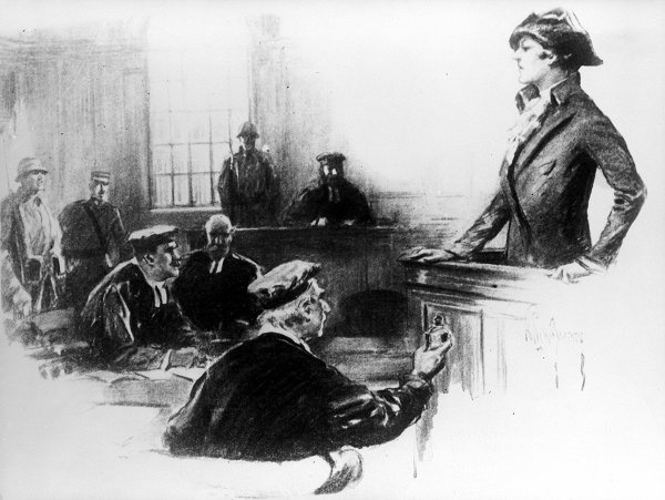 Năm 1917, Mata ra hầu tòa vì bị buộc tội làm gián điệp cho Đức. Tòa tuyên án xử tử Mata Hari vào ngày 15/10/1917. Một nhà báo Anh miêu tả Mata khi đó tỏ ra 