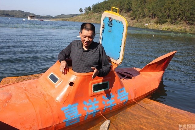 Nong dan Trung Quoc che tao tau ngam trong 5 thang hinh anh