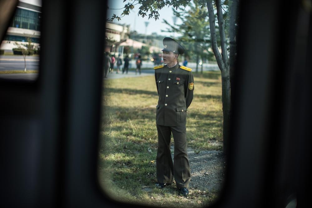 Hình ảnh một sĩ quan của quân đội Triều Tiên.