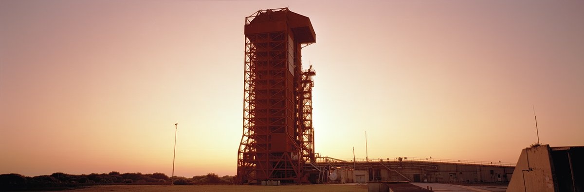 Bệ phóng Atlas Complex 13 thuộc Trạm Không quân Mũi Canavera, bang Florida. 