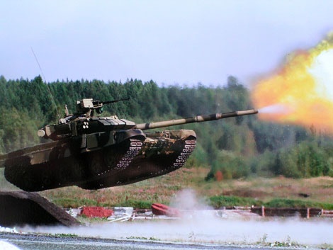 T-90 là xe tăng hiện đại của quân đội Nga. Ảnh: 