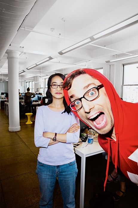 Khoảnh khắc vui vẻ của Dao Nguyen và đồng nghiệp. Ảnh: Wired