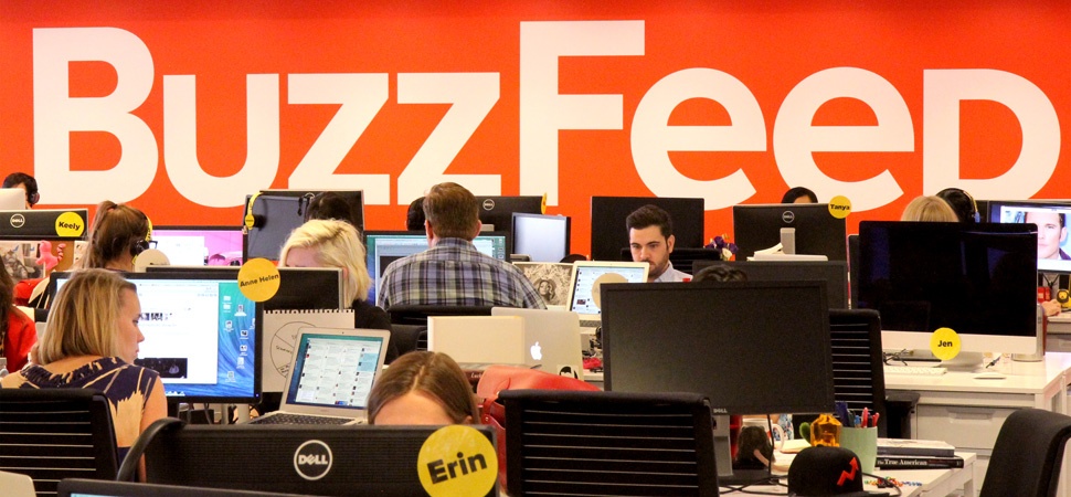 Văn phòng làm việc của Buzzfeed. Ảnh: INC
