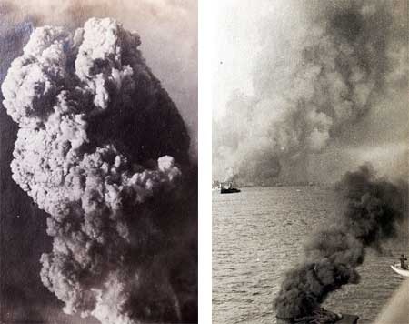 Vụ nổ do cú va chạm của hai tàu chiến xảy ra vào lúc 9h04 sáng ngày 6/12/1917 tại Narrows, một eo biển nối khu vực phía trên của cảng Halifax với vịnh Bedford. Các chuyên gia cho hay, đó là vụ nổ lớn nhất do con người gây ra, trước khi vũ khí hạt nhân được phát triển. Vụ nổ này có sức công phá tương đương với 2,9 kiloton TNT.