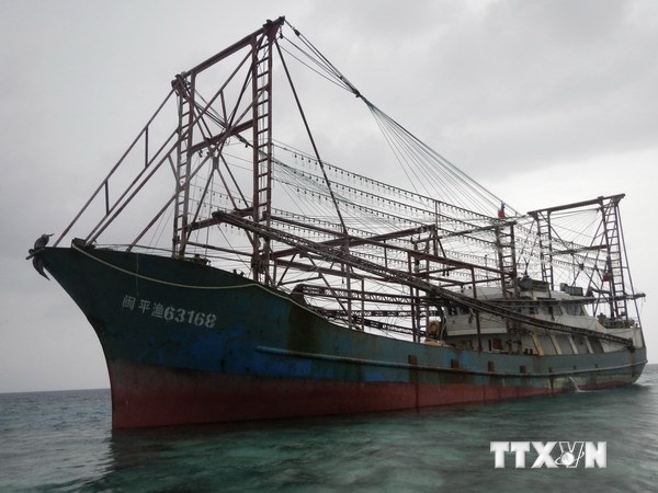 Tàu cá Trung Quốc. Ảnh minh họa: AFP