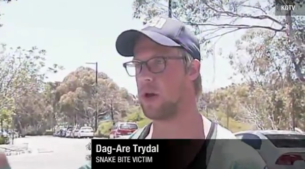 Anh Trydal kể về hóa đơn điều trị rắn độc cắn tại Mỹ. Ảnh: Spreadit