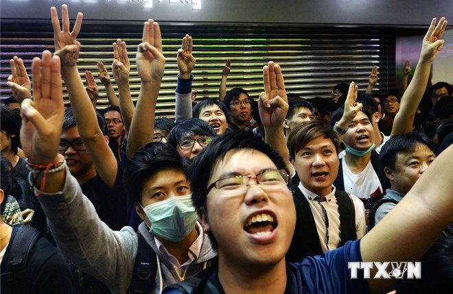 Trung Quốc cảnh báo Anh không nên can thiệp vào tình hình Hong Kong. Ảnh: Kyodonews