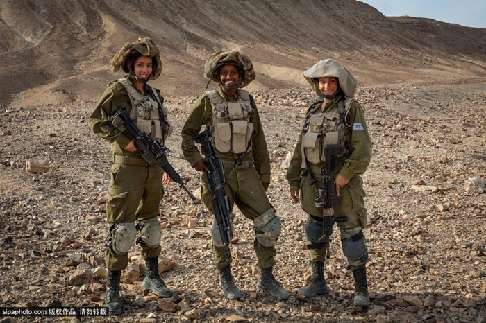 Nhan sắc các nữ binh sĩ Israel