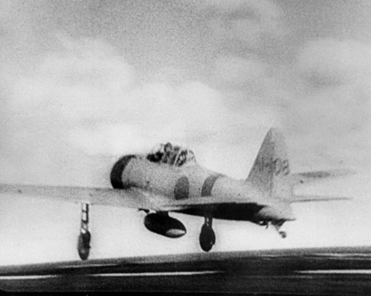Mitsubishi A6M Zero là tiêm kích hạng nhẹ hoạt động trên tàu sân bay mà Không lực Hải quân Đế quốc Nhật Bản sử dụng từ năm 1940 tới 1945. Khi xuất hiện vào giai đoạn đầu Thế chiến II, Mitsubishi A6M là dòng chiến đấu cơ hoạt động trên tàu sân bay tốt nhất thế giới bởi sự kết hợp hoàn hảo giữa tính cơ động xuất sắc và tầm bay rất xa. Nhờ vào hiệu năng vượt trội, chúng đã giành nhiều thắng lợi trong các trận không chiến trong giai đoạn đầu với tỷ lệ hạ gục mục tiêu là 12:1. Đỉnh cao trong những chiến tích của A6M Zero chính là trận Trân Châu Cảng, ngày 7/ 12/1941. Đây là một trong số các máy bay chiến đấu mẫu mực nhất thế chiến II.