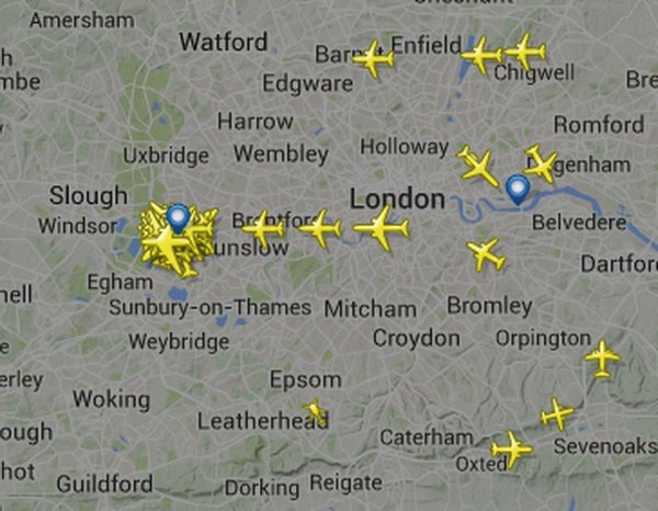 Anh dong cua khong phan London vi su co he thong may tinh hinh anh