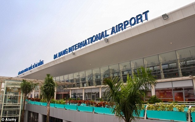 Sân bay quốc tế Đà Nẵng. Ảnh: Daily Mail