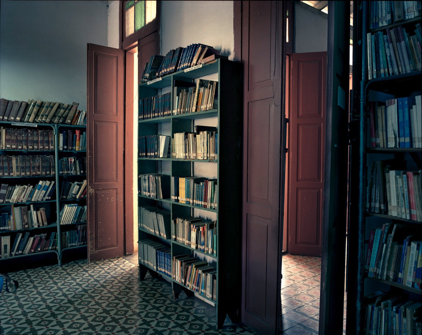 Thư viện ở thị trấn Jaguey Grande, tỉnh Matanzas. Các học sinh ở những trường học xung quanh thường đến đây làm bài tập sau giờ học.