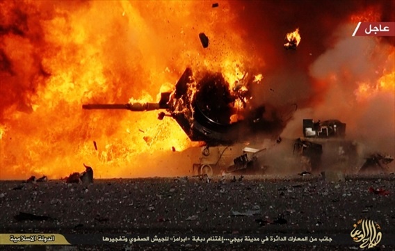 Sieu tang Abrams My bi ban tung thap phao o Iraq hinh anh