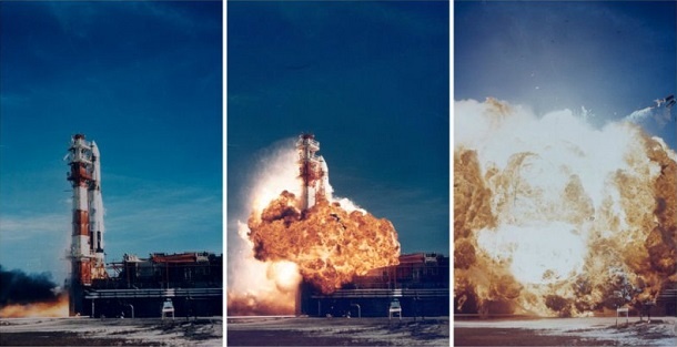 4 giây sau khi rời bệ phóng vào ngày 12/12/1959, tên lửa Titan I đã rơi trở lại và phát nổ tại bãi thử thuộc trạm không quân Mũi Canaveral, Mỹ. Một cơn địa chấn xuất hiện ngay sau đó, nhưng không ai bị thương. Cảnh quay về sự cố phóng Titan I được lưu trữ để phục vụ quá trình nghiên cứu không gian sau này. 