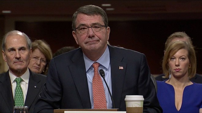 Ứng viên Bộ trưởng Quốc phòng Mỹ Ashton Carter cho biết ông