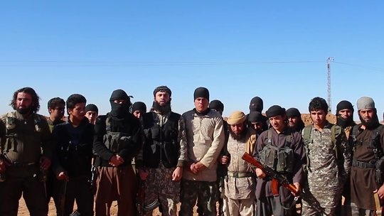 Các tay súng Nhà nước Hồi giáo. Ảnh: NYT